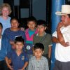 oscar with his family and a sponsor