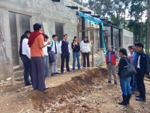 Principals praying at the Children's Home