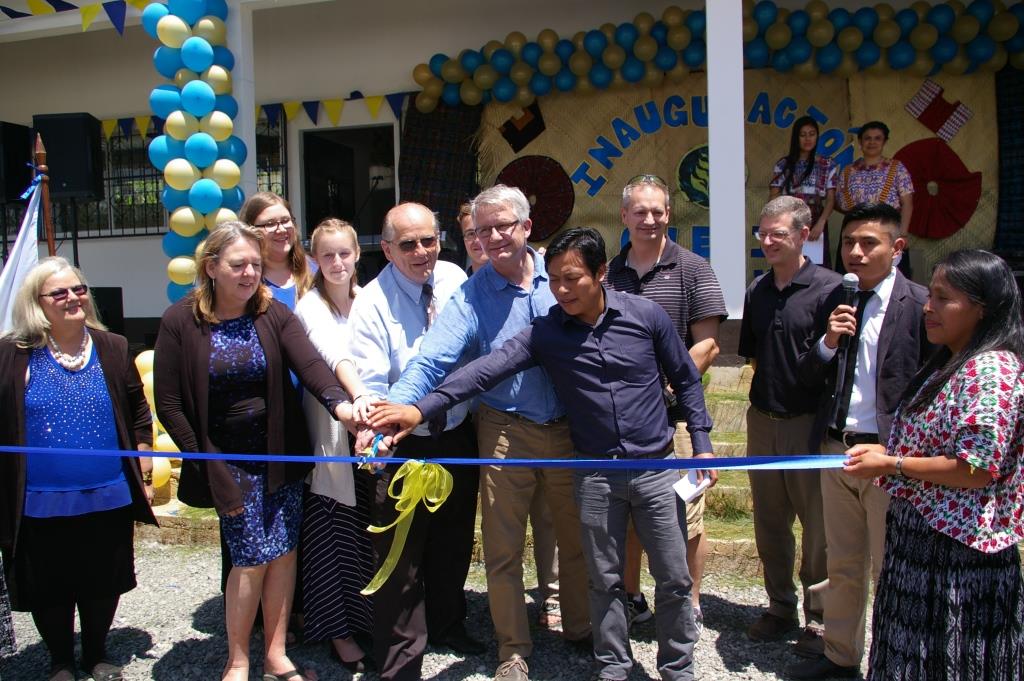 Ribbon Cutting at Agua de Vida Chijulhá School 