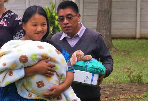 Baby Joseph with house parents